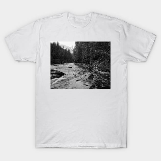 McDonald Creek, Glacier N.P. T-Shirt by rodneyj46